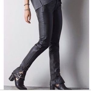 American Eagle leather pants